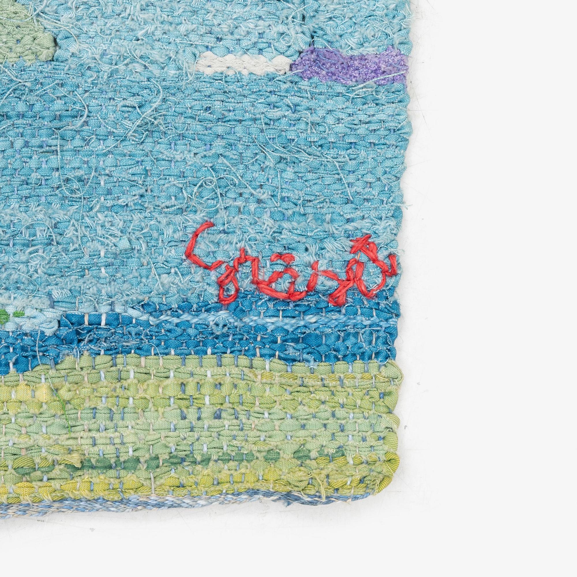 Marja Gräset Andersson, a tapestry, flat weave, c. 143 x 176 cm, signed Gräset.