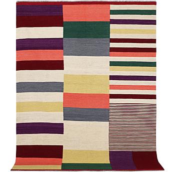 Matta, Kelim, modern design, ca 240 x 172 cm.