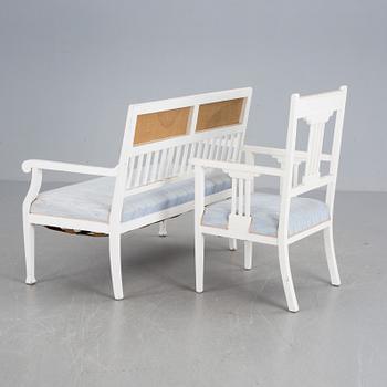 SOFFA samt KARMSTOL, jugend.
