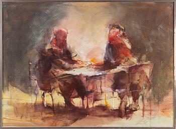 Berndt Wennström, olja på duk, signerad.