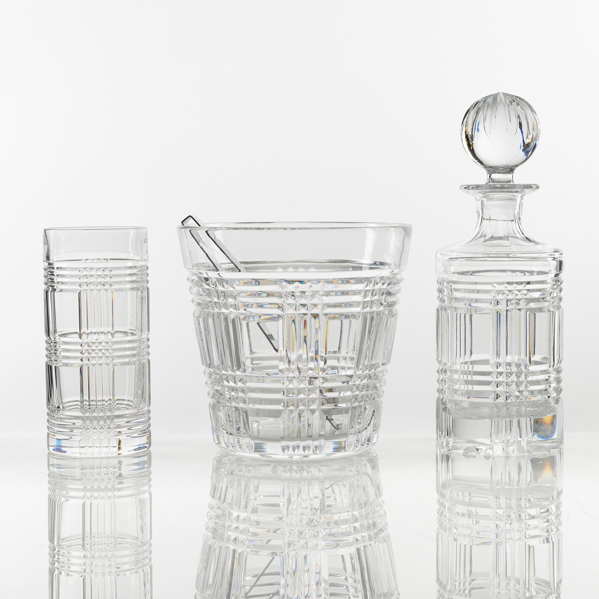Ralph Lauren Home, glasservisdelar, 10 st, "Glen Plaid".