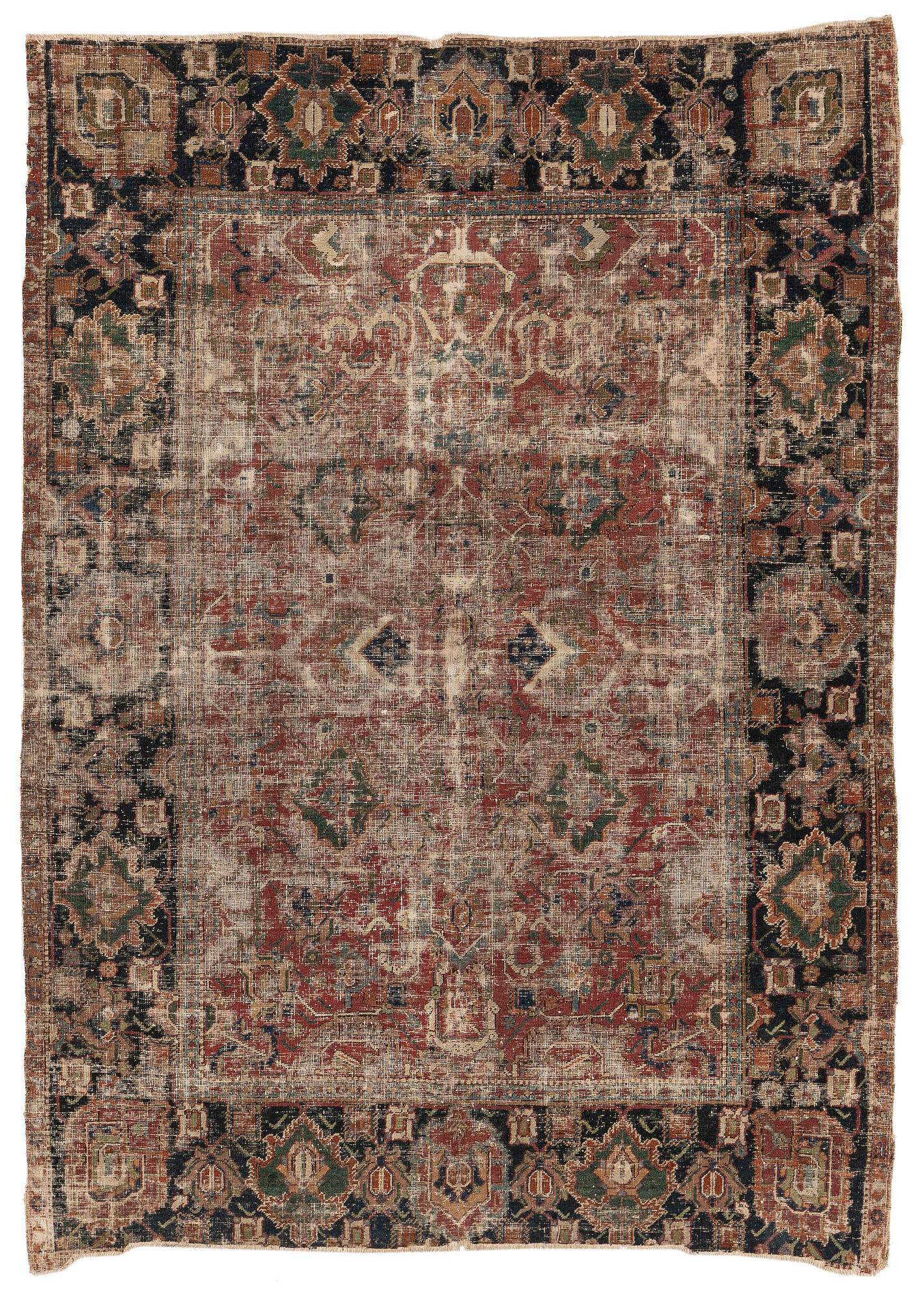 Matta, antik Deccan, Södra Indien, ca 178 x 130 cm.