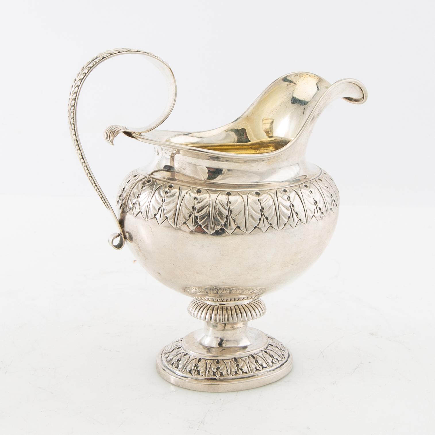 Cream jug, Empire style, mid-19th century.