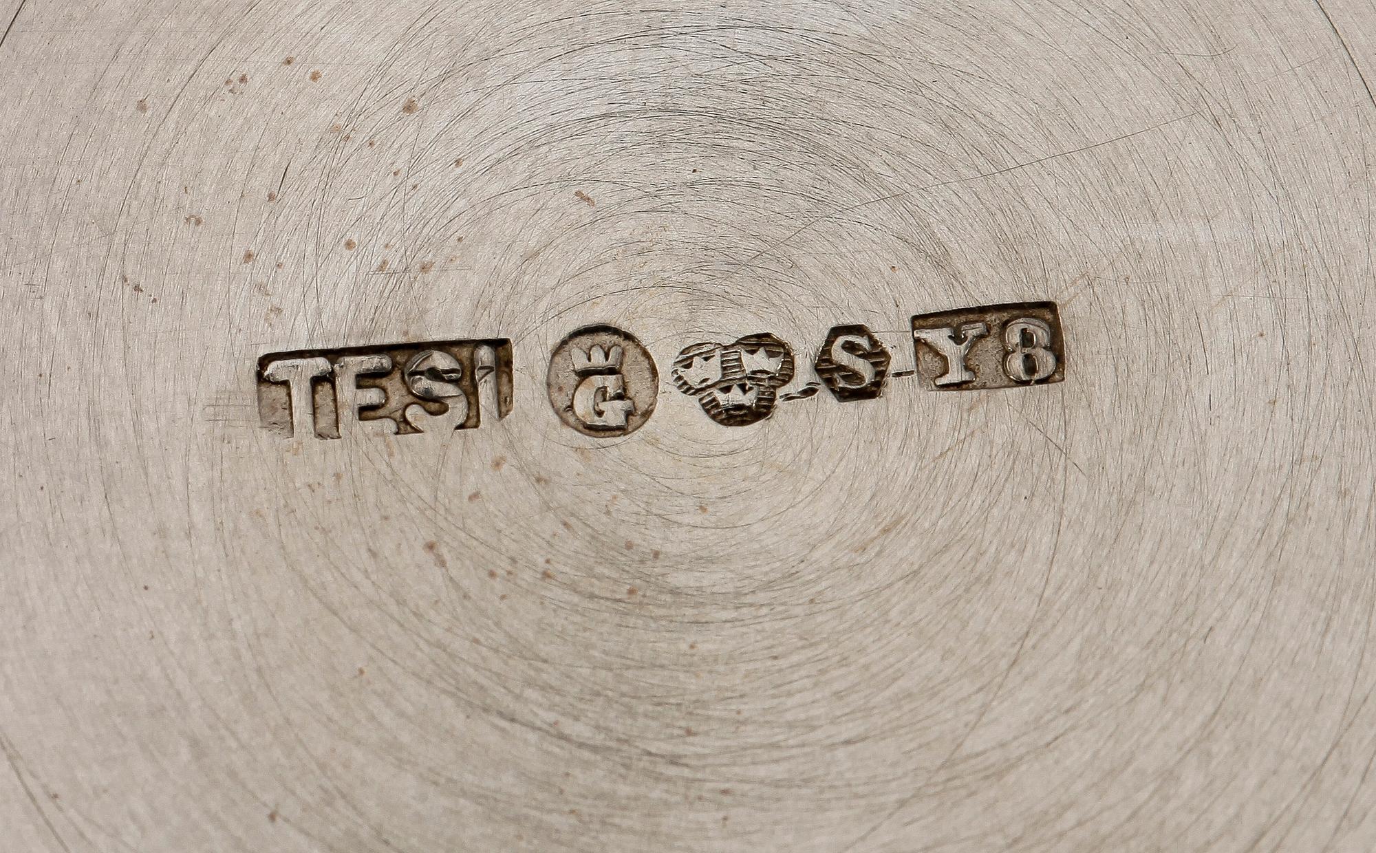 PARTI SILVER, 3 delar. 1900-tal.