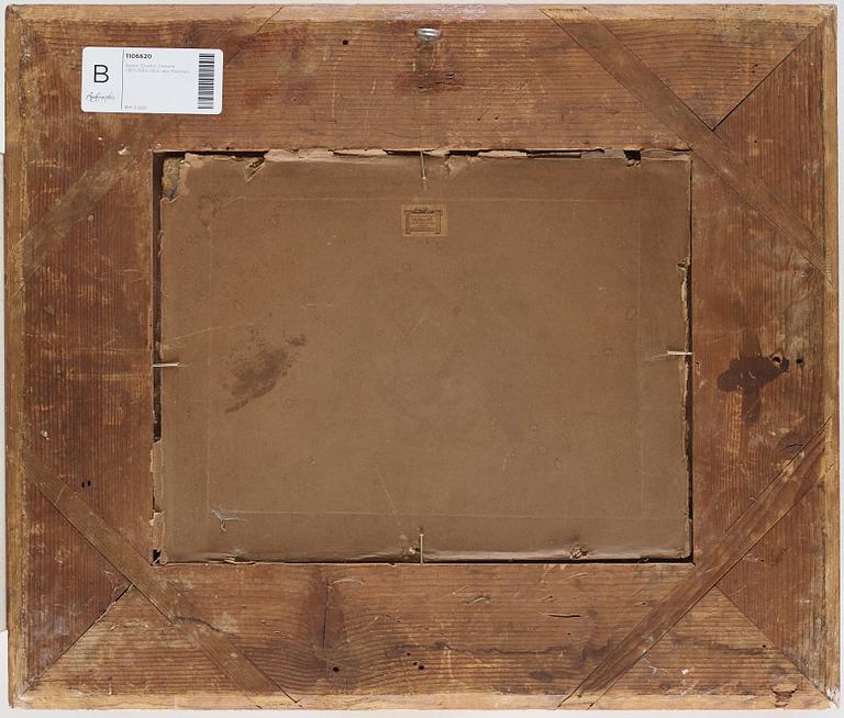 GASTON CHARLES VARENNE, attributed to, oil on panel, signed.