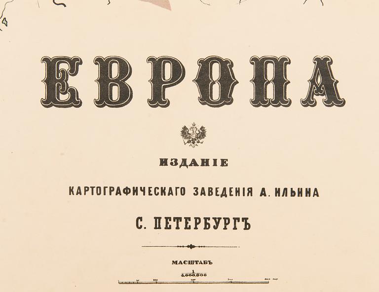 KARTTA, Venäjä, 1900-luvun alku.