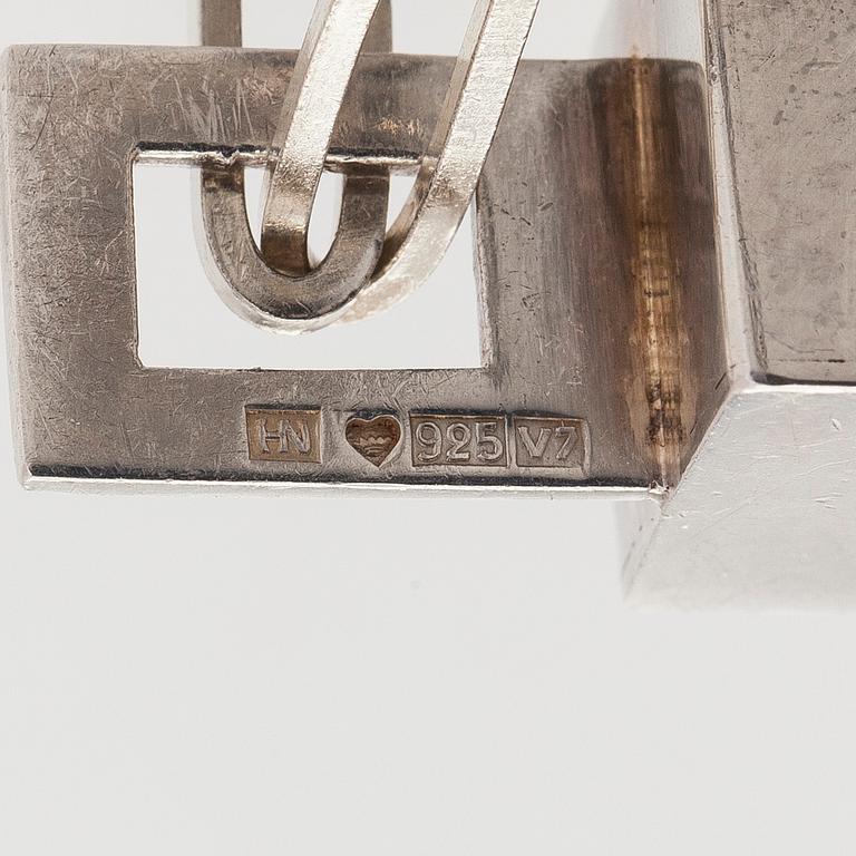 Helge Narsakka, a silver and spectrolite pendant, 1974.