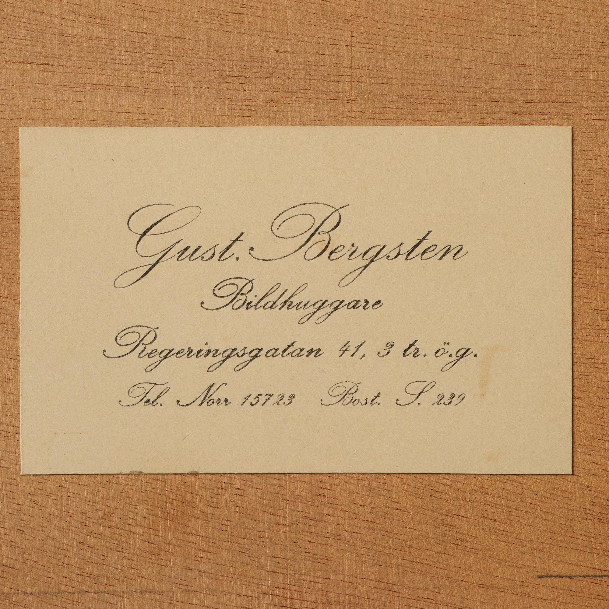 Ulla Fogelklou-Skogh, a wall mirror, cabinetmaker Gustav Bergsten, for the Stockholm Crafts Association, 1936.