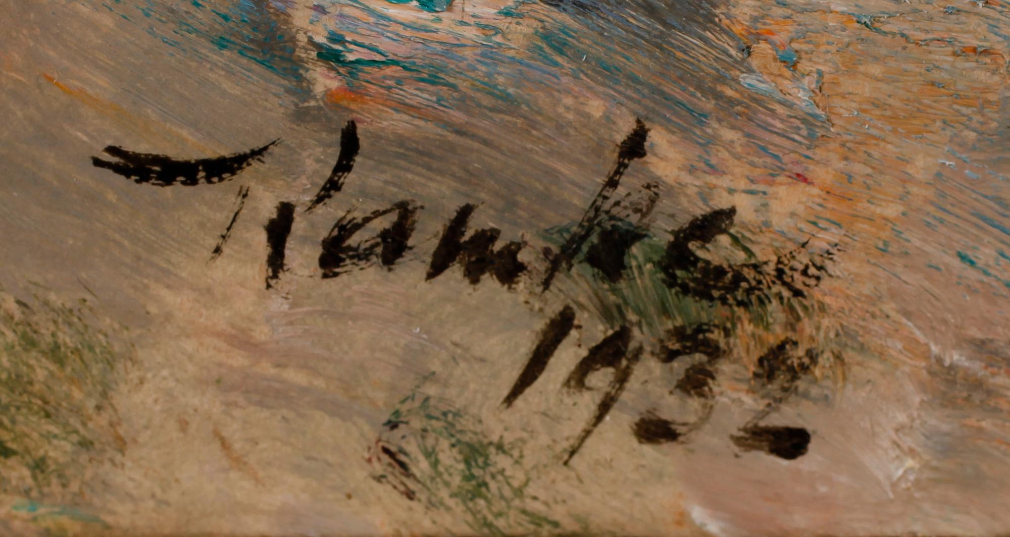 IVAR KAMKE, olja på pannå, sign och dat 1932.