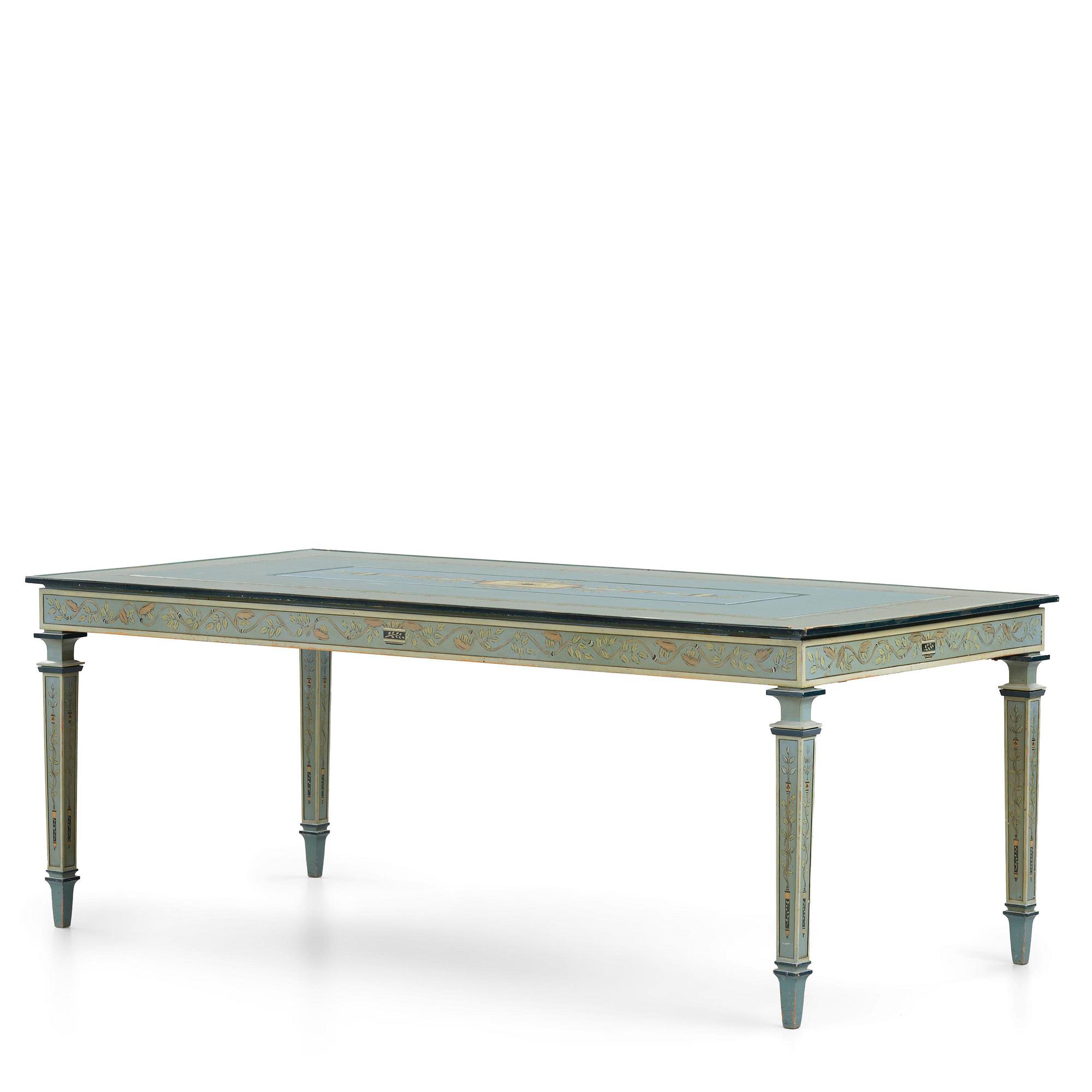 Carl Malmsten, a grand Swedish Grace dining table, cabinetmaker Albin Johansson, Stockholm, for Villa Kvikkjokk, 1927.