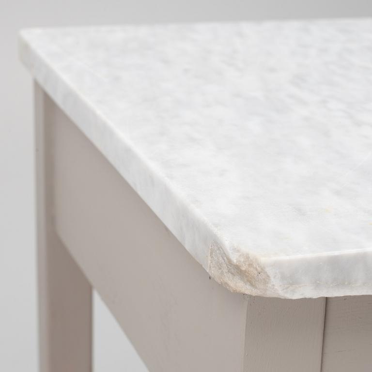 A pair of contemporary bedside tables.