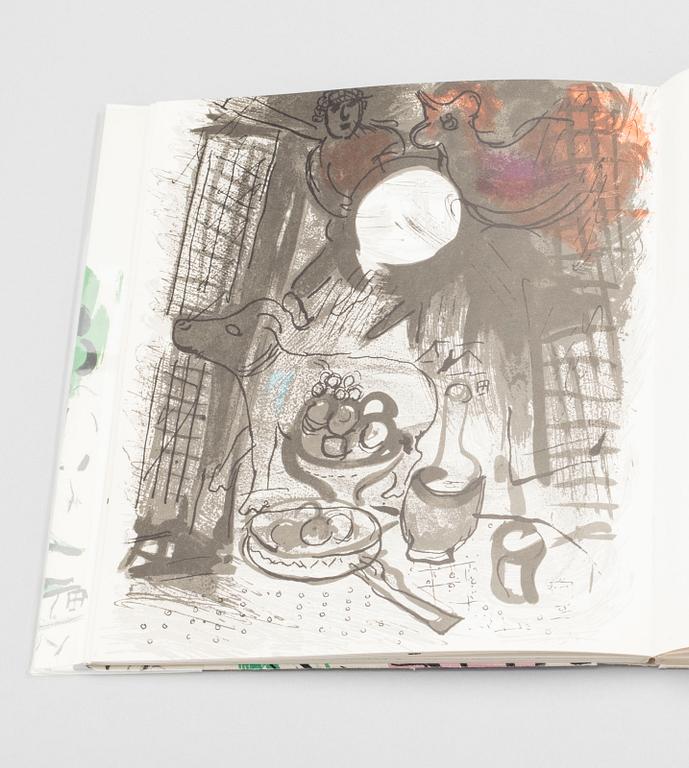 BOK, "CHAGALL", Jaques Lassaigne, Maeght Éditeur, Paris, 1957, med 15 litografier.