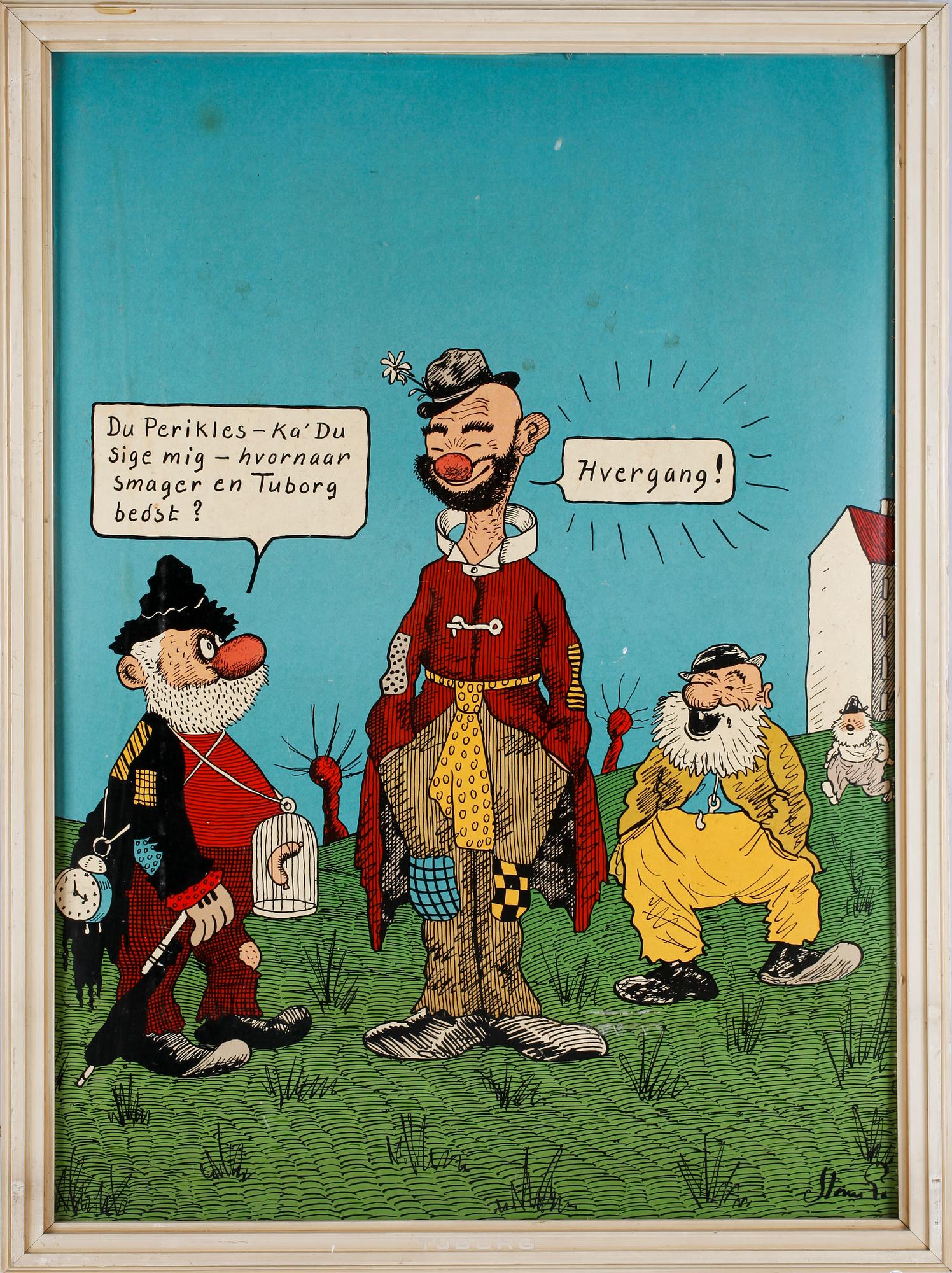 REKLAMAFFISCH, "Tuborg", 1900-tal.