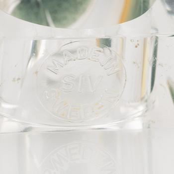 Siv Lagerström, three acrylic rings, 1970s.