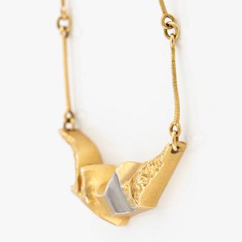 Lapponia collier, 18K guld och platina.