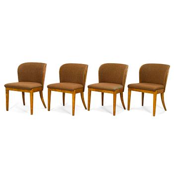 Four 1930/40s chairs.