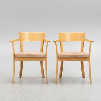 Åke Axelsson, a set of six model 'S-233' chairs, Gärsnäs, 1980's.