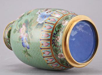 URNA, cloisonne, Kina, 1900-tal.