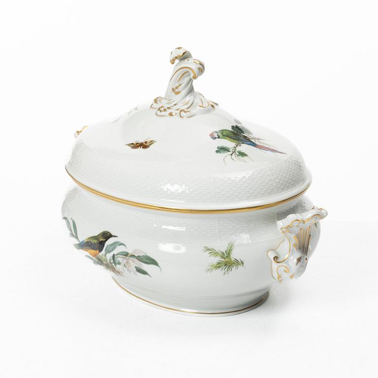 Terrin med lock, porslin, Meissen, Tyskland, 1930-40-tal.