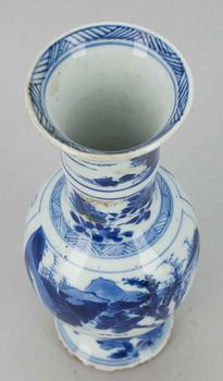 VAS, porslin, Kina, Qingdynastin, Kangxi (1662-1722).