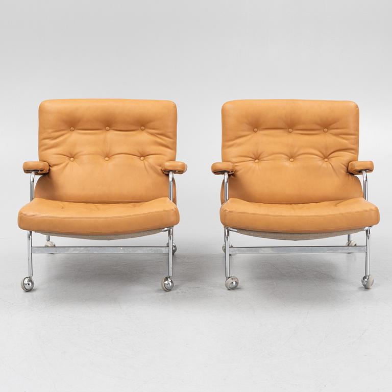 Bruno Mathsson, a pair of "Karin" armchair, Dux, Sweden.