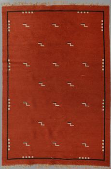 MATTA, art deco, dubbelsidig flossa, 1900-talets andra kvartal. Ca. 283 x 193 cm.