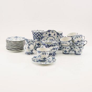 Servis 15 dlr "Muselmalet" Royal Copenhagen, Danmark 1957-1978.