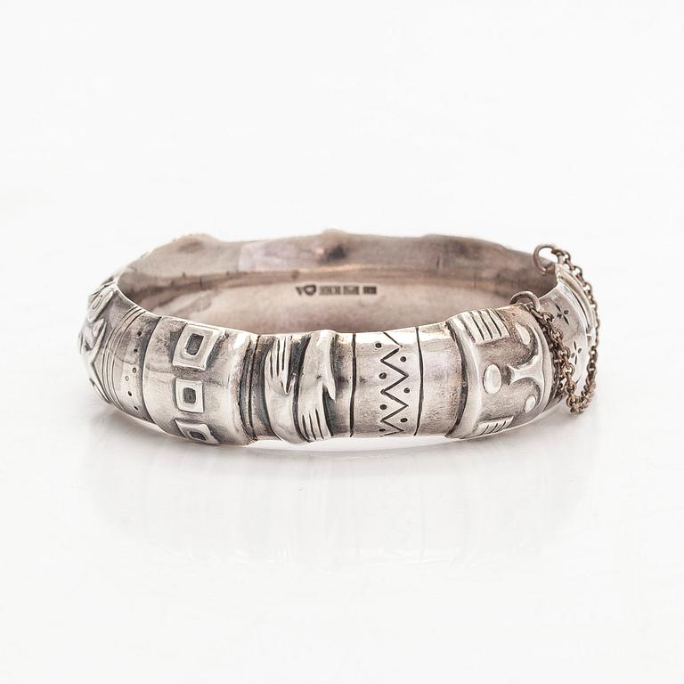 Silver bangle, Tillander, Helsinki 1960.