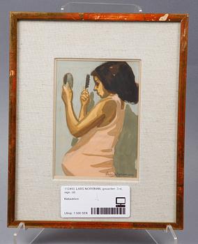 LARS NORRMAN, gouacher, 3 st, sign.