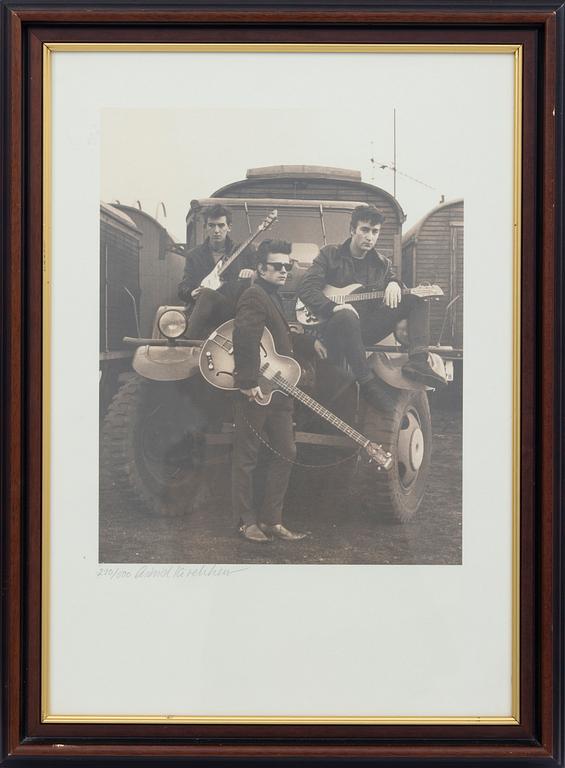 Astrid Kirchherr, The Beatles (George Harrison, Stuart Sutcliffe, John Lennon).