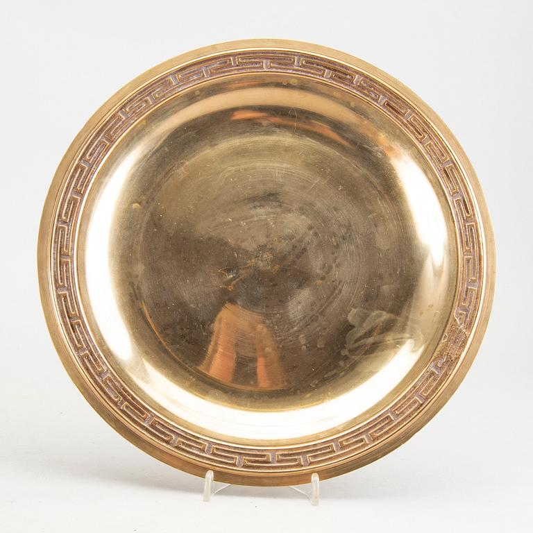 Kuverttallrikar 12 st Korea 1900-tal mässing.