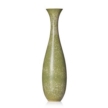 167. Carl-Harry Stålhane, a bird's egg glazed stoneware vase, Rörstrand, Sweden 1950s.