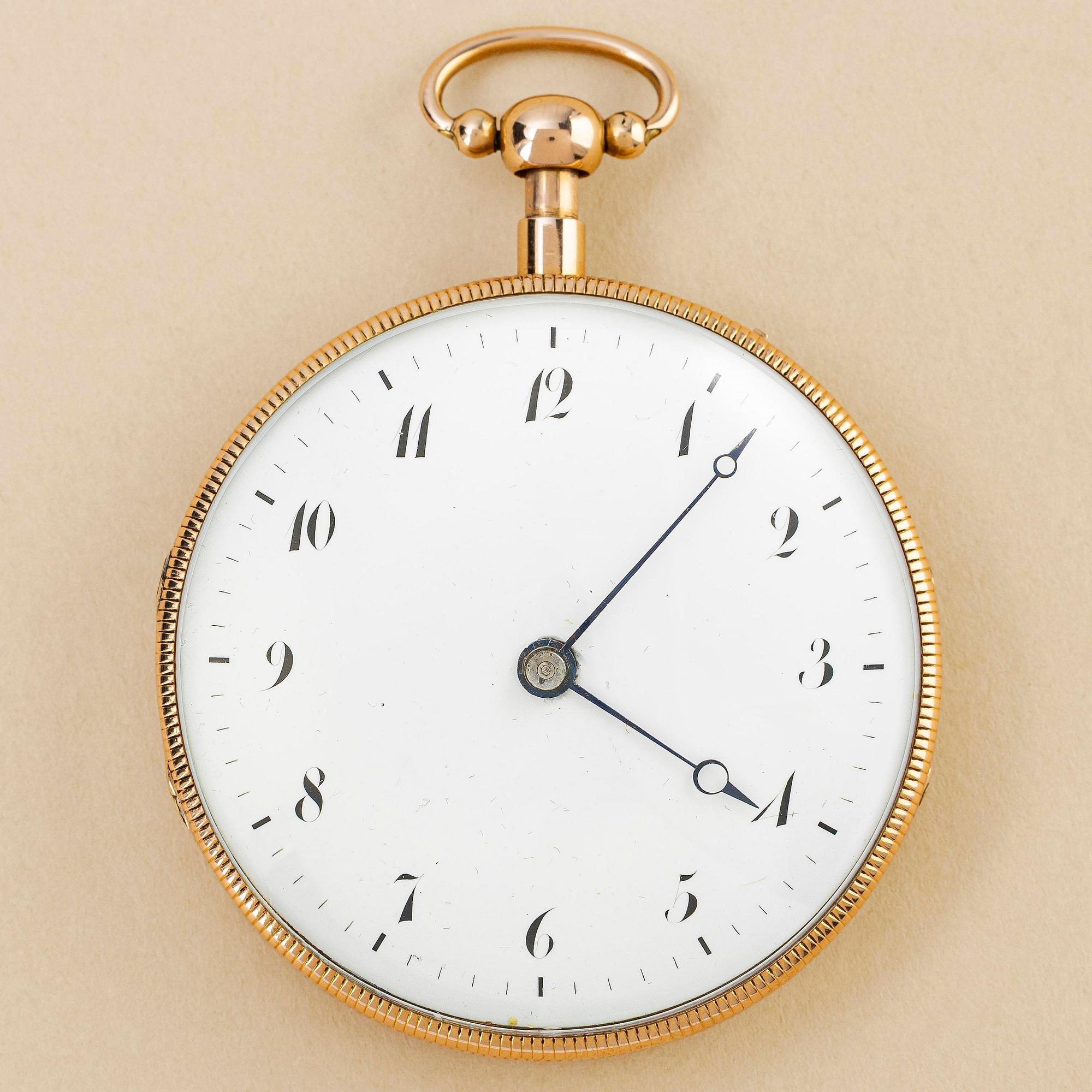 Pocket watch, repeater, ca 1820.