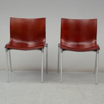 A pair of 'Cam el Eon' chairs by Philippe Starck for Ariade, Italy, designed in 1999.