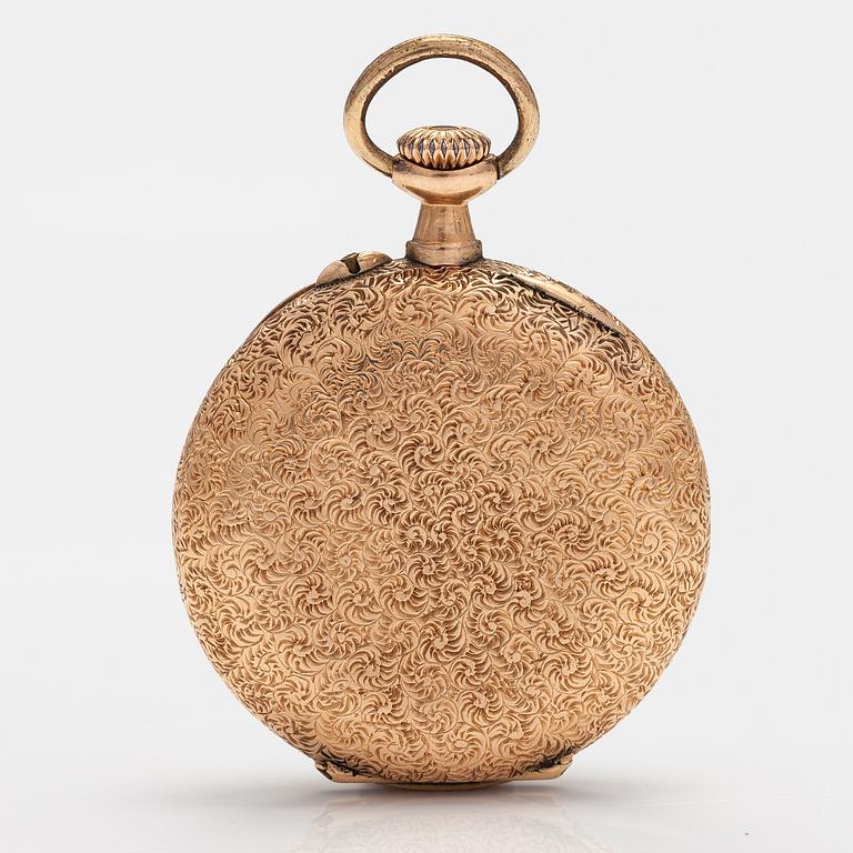 POCKET WATCHES, 2 psc, 14K gold, 32 mm and 44 mm.