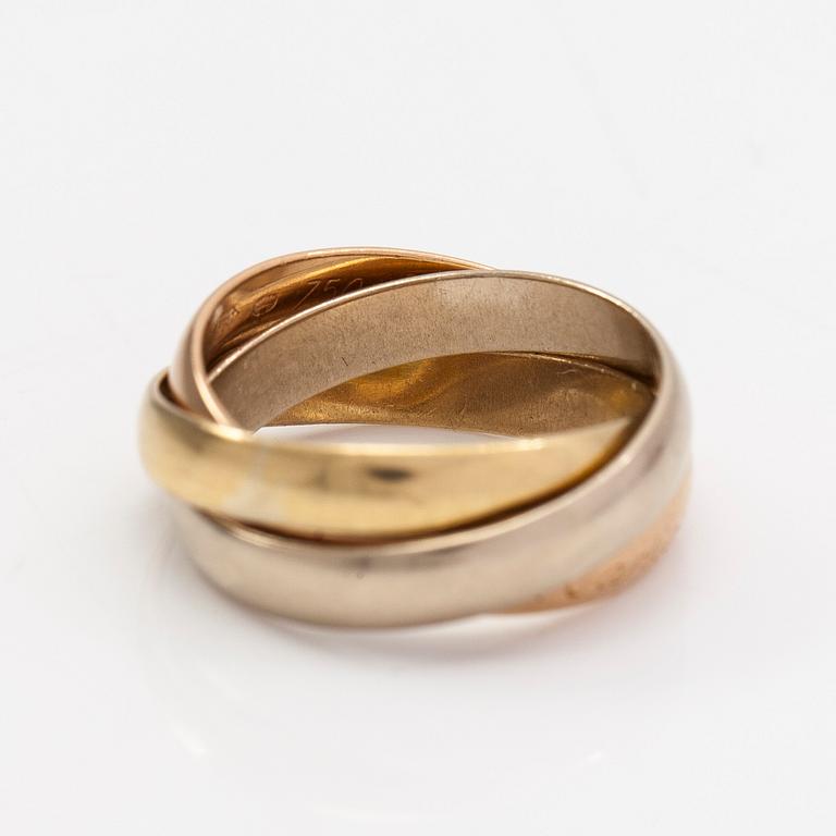 must de Cartier, Ring "Trinity", 18K guld.