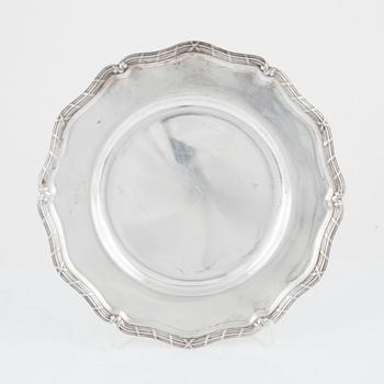 A Sqwedish silver plate, mark of K.Anderson, Stockholm 1930.