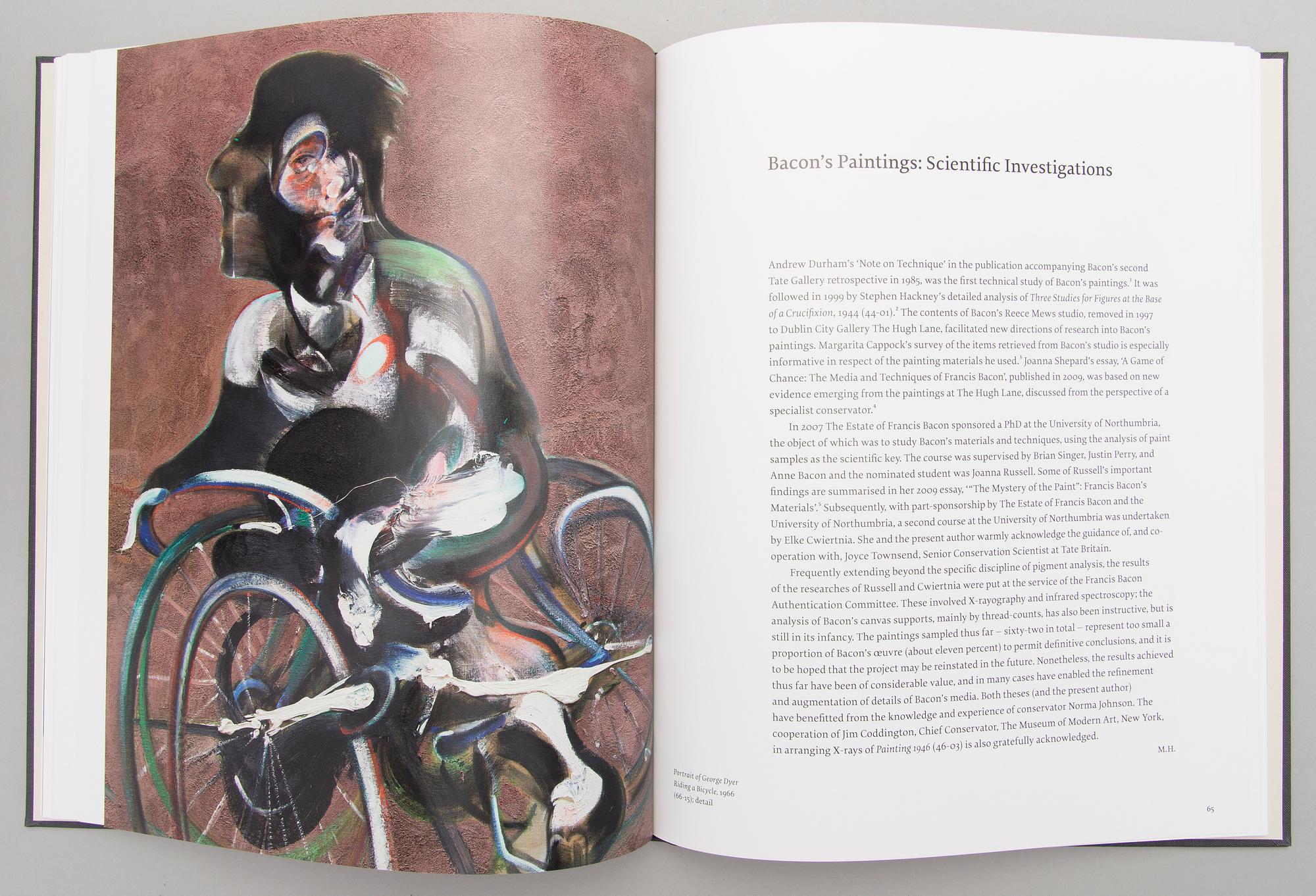 A book series five volumes " "Francis Bacon, Catalogue Raisonné".