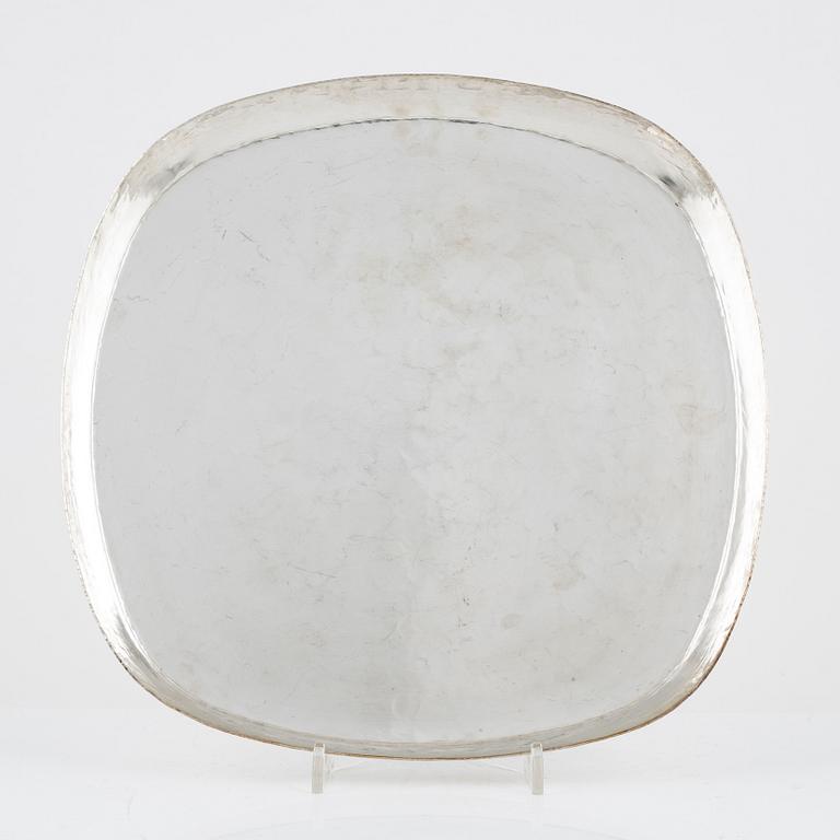 A Swedish sterling silver dish, marks of Rey Urban, Stockholm 1979.