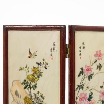 A table folding screen, China, 20th century/21st century.