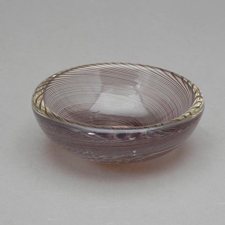 SKÅL, glas, Venini, Murano, Italien.