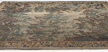 A flemish 'verdur' tapestry, c. 282 x 321 cm, 18 th century.