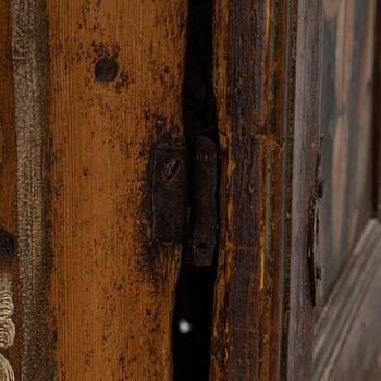 HÖRNSKÅP, allmoge, Dalarna, 1799.