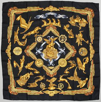 SCARF, "Les Parures Du Vent", Hermès, Paris.