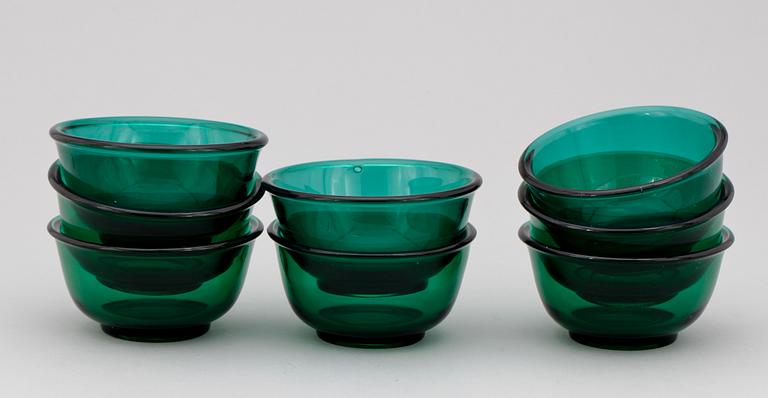 SKÅLAR, 8 st, glas, Josef Frank o Estrid Ericson, Firma Svenskt Tenn.