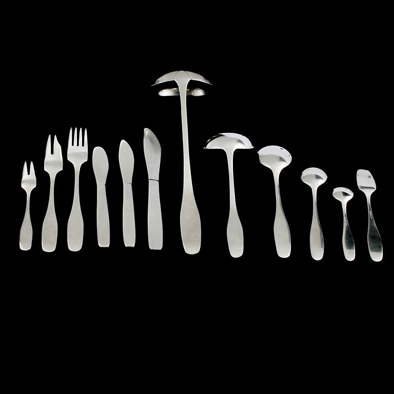 BESTICKSERVIS, 104 delar, rostfritt stål, "Servus", Sigurd Persson, formgiven 1954.