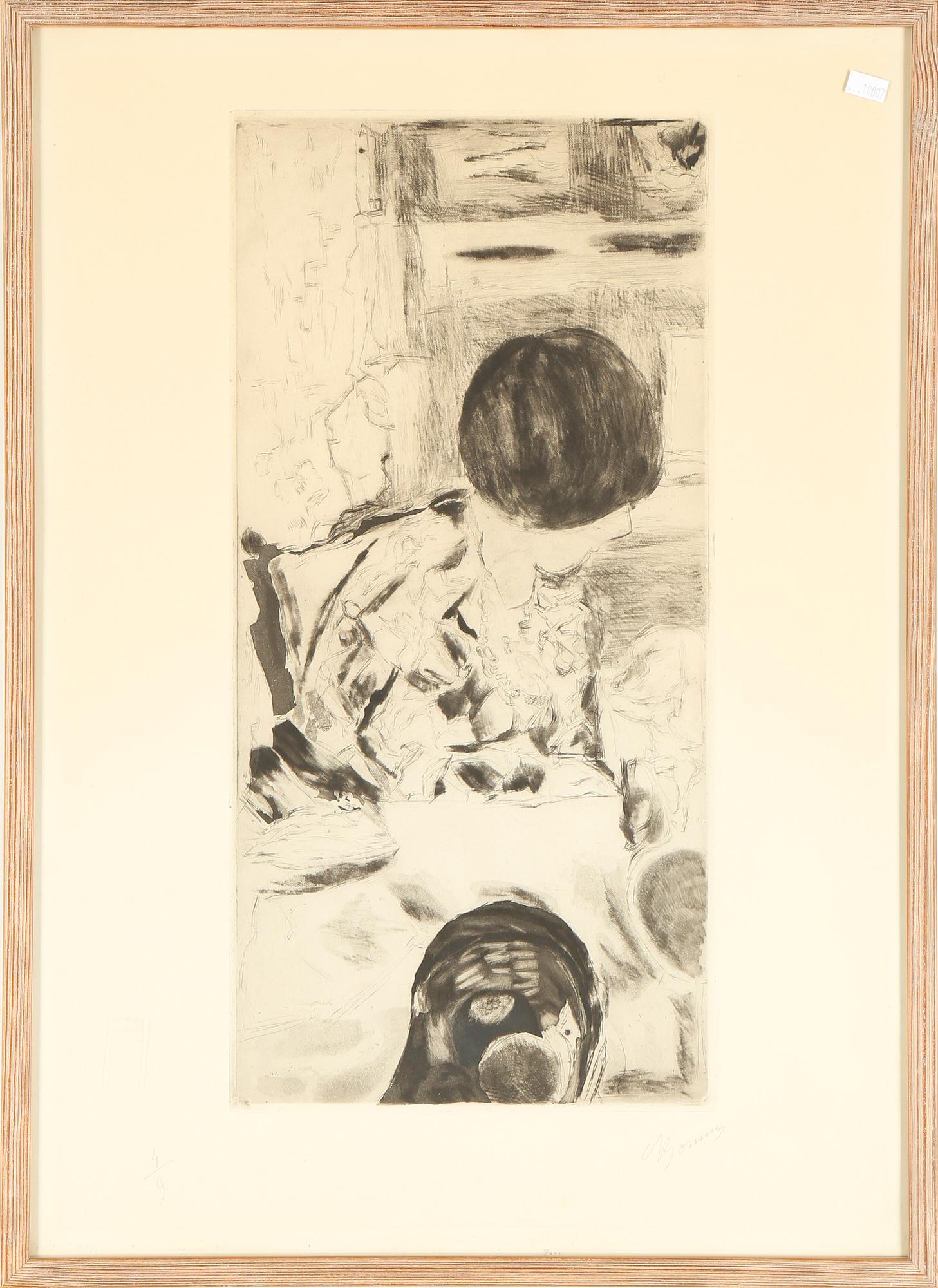PIERRE BONNARD, efter, akvatintetsning, signerad och numrerad 4/9.