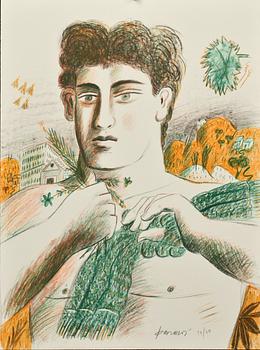 ALEXANDRE FASSIANOS, 2 st, färglitografier, sign o numr 14/40 o 39/40.