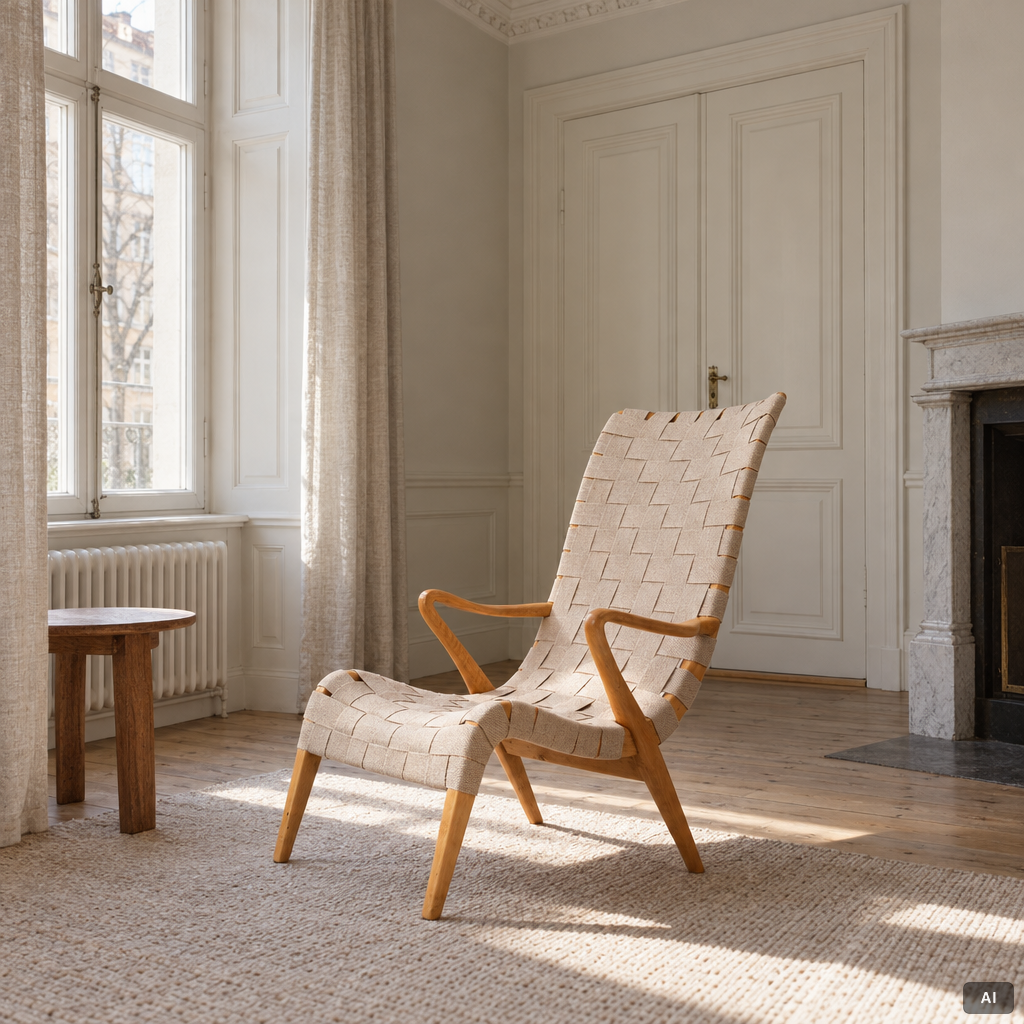 Axel Larsson, A model 1207 armchairs, Svenska Möbelfabrikerna, Bodafors, 1930s/40s.