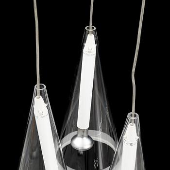 Achille Castiglioni, a 'Fucsia 1' ceiling lamp, for Flos.